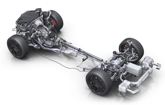 car engine and suspension system component